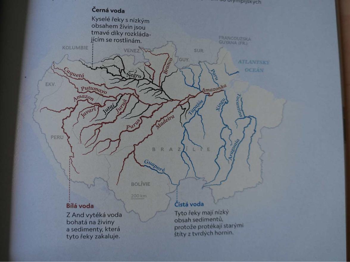 Mapka publikována v National Geographic, říjen 2024, str. 39, součást článku "Vodní Amazonie".