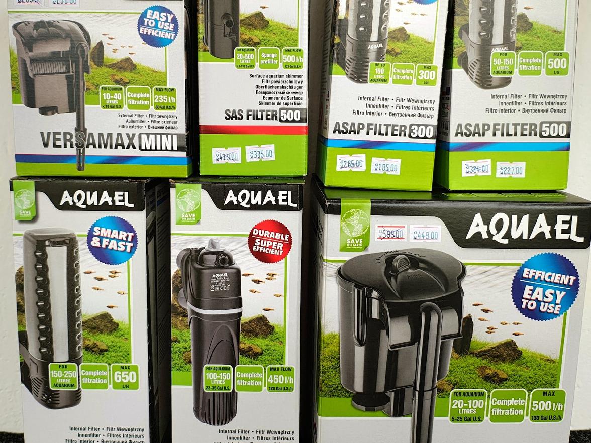 Akvarijní filtrace AquaEl výprodej skladových zásob